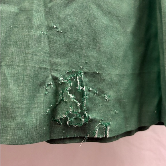 Vintage Girl Scouts Green Uniform Dress Girls Size 8 1/2 Retro - Picture 8 of 10